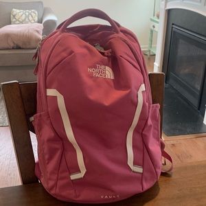 TheNorthFace rose pink backpack by vault